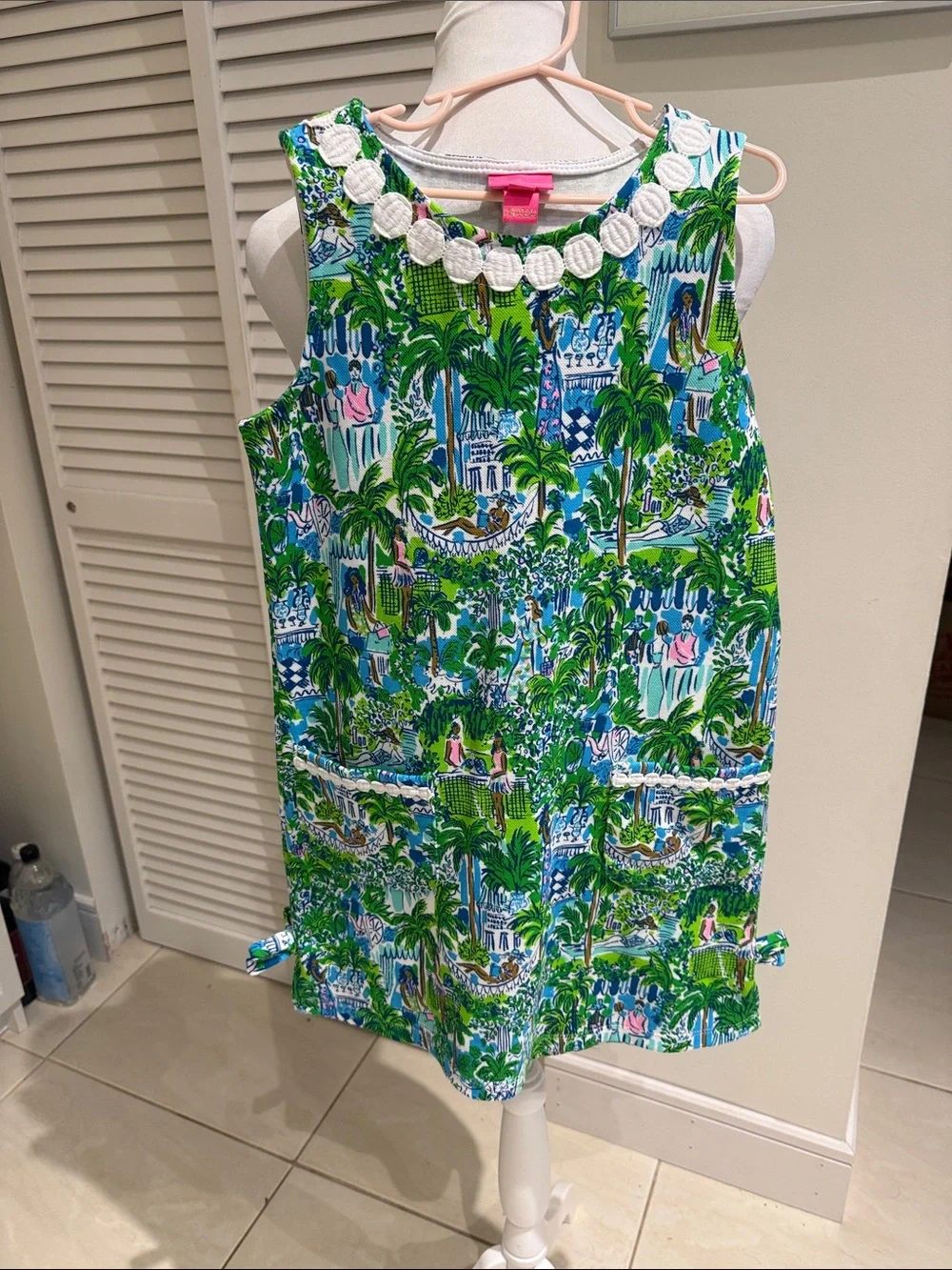 Lilly Pulitzer Kids Dress with Pink and Green Accents